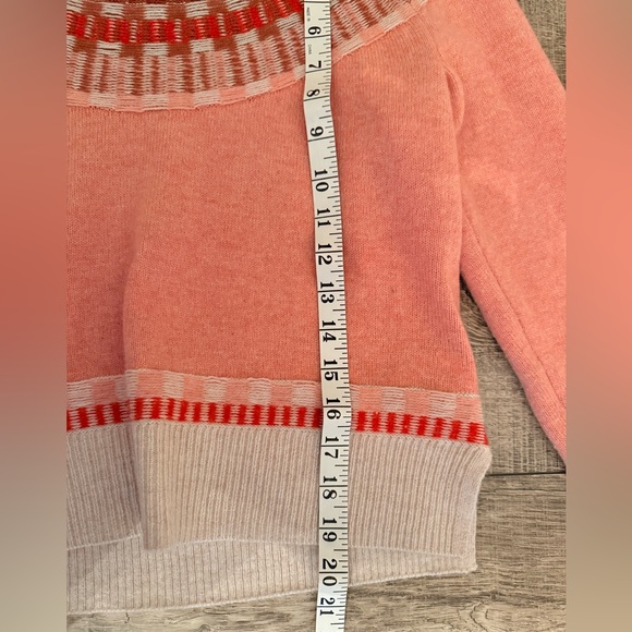 Madewell Mayer Fair Isle Wool Blend Sweater XS - Picture 7 of 8